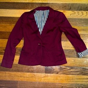 Woman’s Maroon Blazer